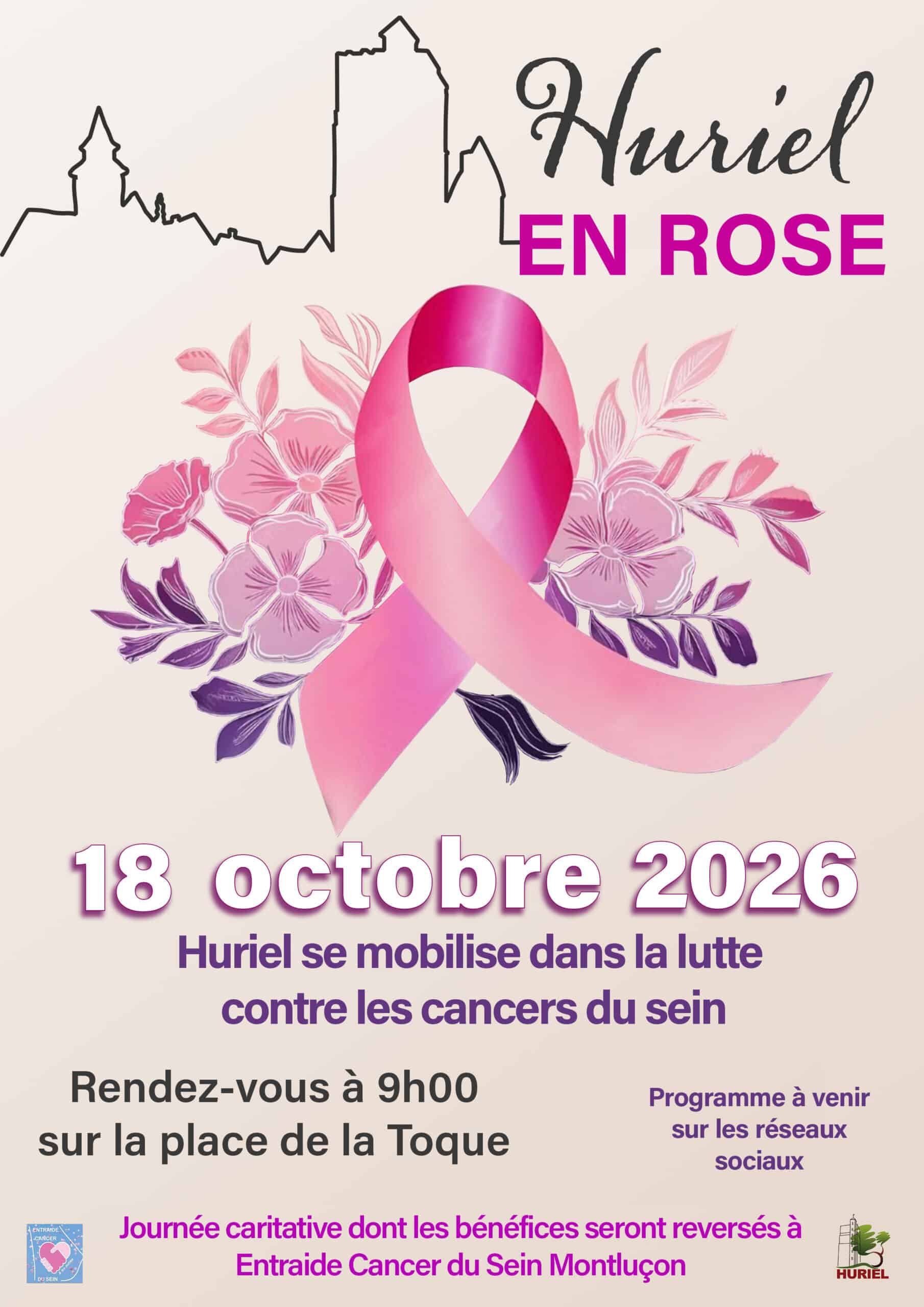 affiche Huriel en Rose